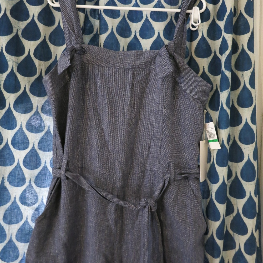 Vince Camuto Jumpsuit, Large, zipper, belt, NWT